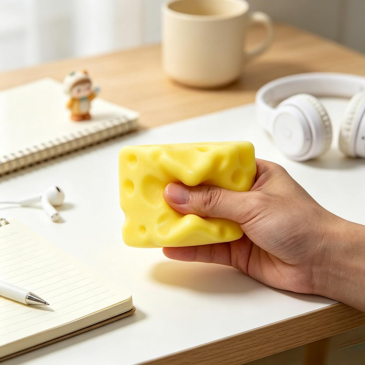 Cheese Squishy Dumpling Crunchy Butter Squishy Butter Squeeze Toys