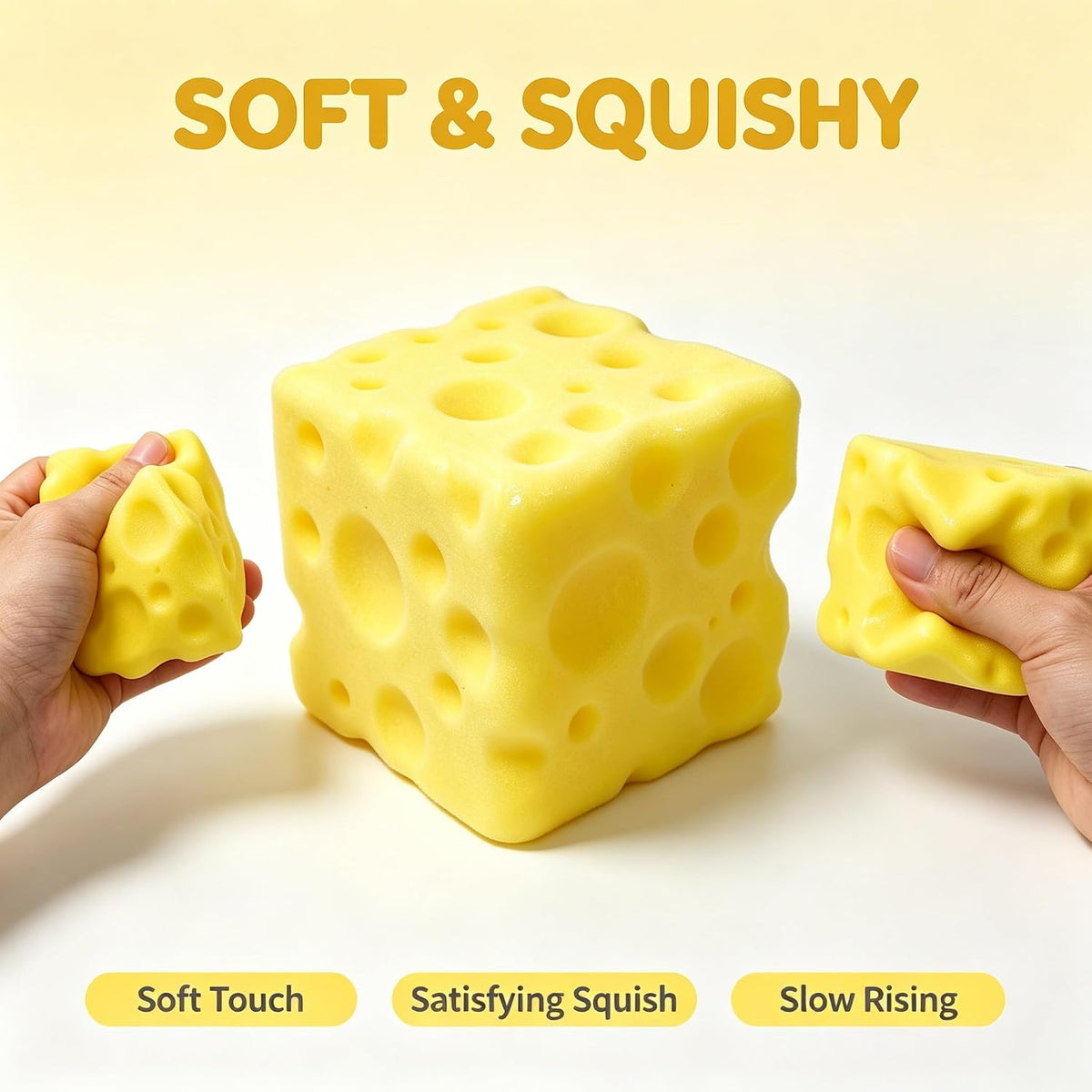 Cheese Squishy Dumpling Crunchy Butter Squishy Butter Squeeze Toys
