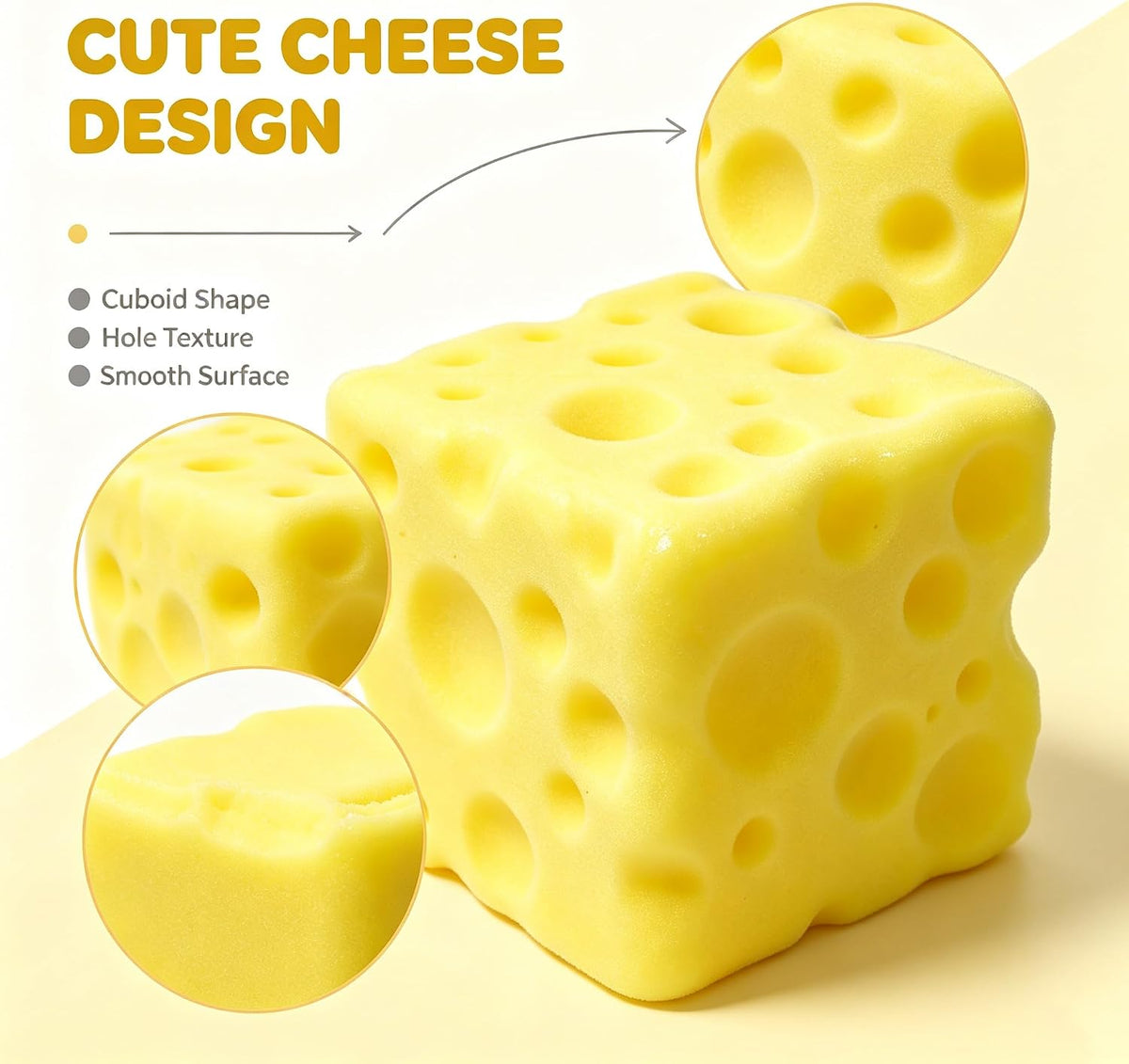 Cheese Squishy Dumpling Crunchy Butter Squishy Butter Squeeze Toys