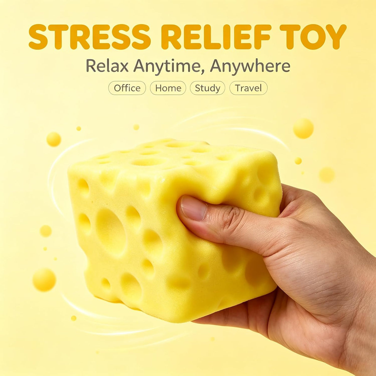 Cheese Squishy Dumpling Crunchy Butter Squishy Butter Squeeze Toys